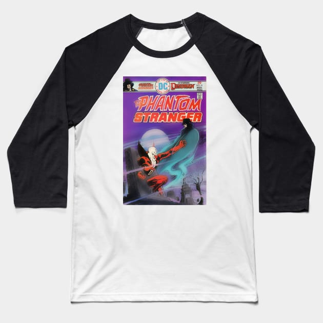 The Phantom Stranger Baseball T-Shirt by Psychosis Media